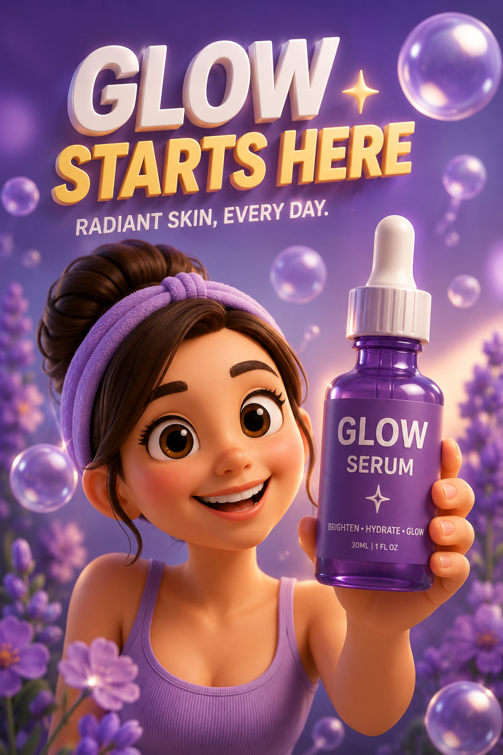 3D Cartoon ad example
